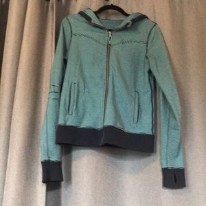 Lululemon striped hooded jacket
